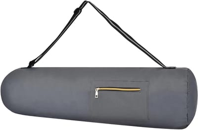 Yogamat Tas - Fitness Opbergtas - Sportspullen Opbergen - Grote Capaciteit - 80 cm - Donkergrijs