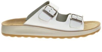 Witte Slippers Tweeband Fly Flot maat 42