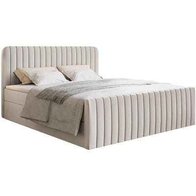 Boxspring Adrien chenille met opbergruimte 200x200 | NADUVI Collection