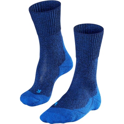 FALKE TK1 Wool anti-blaar dik wol functioneel materiaal wandelsokken heren blauw - maat 39-41