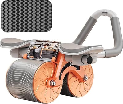 Igoods Ab Roller - Trainingswiel - Ab Wheel - Buikspiertrainer met Armondersteuning - Voor Thuis