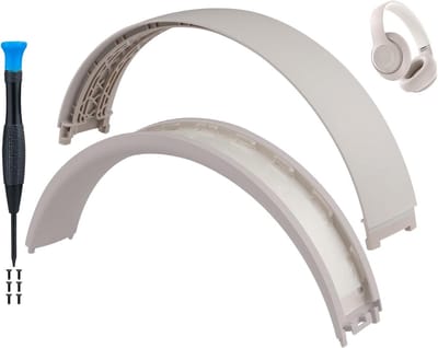 Hoofdtelefoon Hoes - Reparatiedeksel Band - Comfortabel Luisteren - Duurzaam Silicone Nylon - 16.7x7.6x3.8 cm - Zandsteen