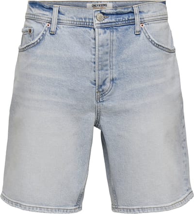 ONLY & SONS Denim shorts ONSEDGE Mid rise Straight fit Shorts