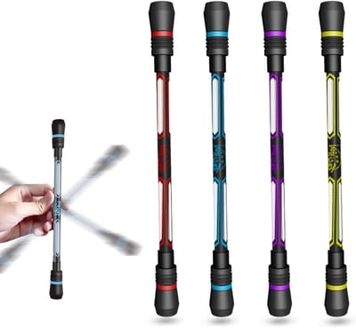 Rotating pen set van 4 stuks voor vingertraining, handflexibiliteit en hersenontwikkeling voor studenten