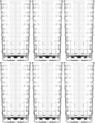 Glozini Longdrinkglazen - Set van 6 - 330ml - Sofia Tumbler