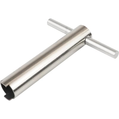 Outil de retrait de retenue pour cartouche 1224 Robinet de retenue Alliage d'aluminium Outils extracteurs de réparation Facile à utiliser avec poignée argenté