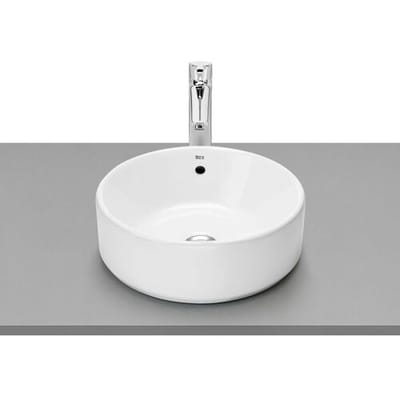 Roca The Gap countertop washbasin, round Ø 39 cm A3270MJ000