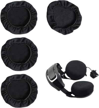 Set van 4 Wasbare Hoofdtelefoon Covers, Rekbare Bescherming voor Audio, Ideaal voor Gym, Training en Gaming