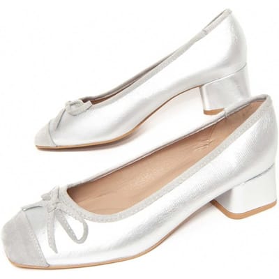 Casual ballerina voor dames. Montevita Bailapu 105008 36 zilver