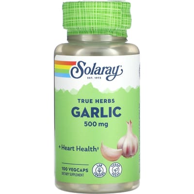 True Herbs, Knoflook, 500 mg, 100 vegetarische capsules