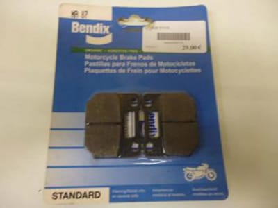 Bendix-remblok voor Suzuki 125 RG motorfiets 1985 tot 1990 MA87 nieuw