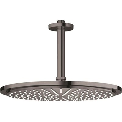 GROHE Rainshower Cosmopolitan Hoofddouche - Regendouche Ã¸ 31 cm - Inclusief plafond-douchearm - Hard graphite (antraciet)