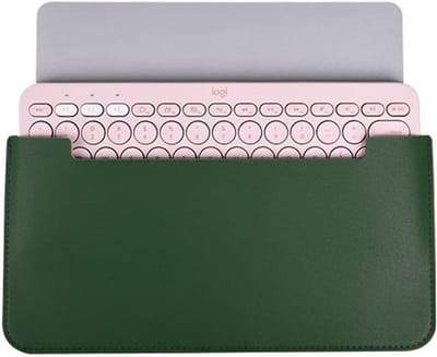 Draagbare Tas voor Bluetooth Toetsenbord - Beschermende en Stofdichte Reisoplossing voor Meerdere Apparaten (Groen)