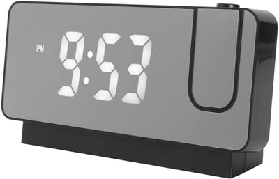VT Goods - Projectiewekker - HD LED-Wekker - Snoozefunctie - Zwart - Temperatuurweergave - Digitale Tijdweergave - Geschikt voor Slaapkamer - Zwart