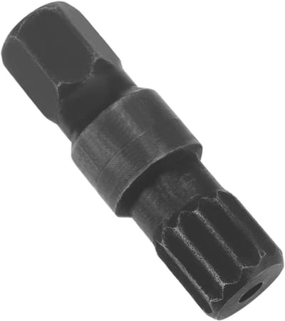 SnelShoppen - Hinge Pin Verwijder Tool 1pc 91-78310 18-9861 Staal 12 Tanden Sleutel Geschikt voor MerCruiser Z-Drives Sterndrive Alpha Zwart