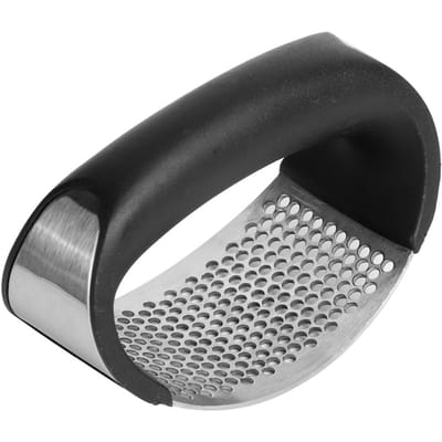Râpe à ail Acier Inoxydable Manuelle Presse-ail Outil de Pressage Fournitures de Cuisine Ménagère gray