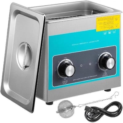 Ultrasone Reiniger - Schoonmaakapparaat - Sieraden Reinigen - Met Verwarming - 3L Tank - Zilver