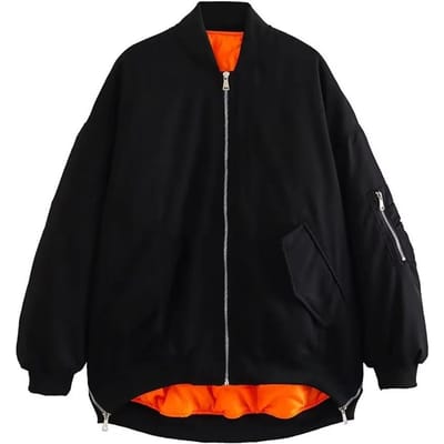 Herfst/Winter Nieuwe Dames Casual Losse Pasvorm Katoen Geknipte Pilot Jack Baseballpak Lange Mouw Kraag Jas M