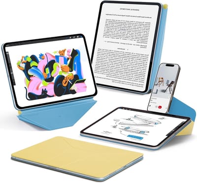 Dynamische Folio Hoes voor iPad Mini 7 en Mini 6 - Slimme Magnetische Stand Cover met 20+ Kijkhoeken en Automatische Wake-Functie, 8.3 inch Bescherming