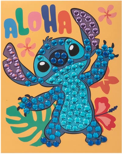 Craft Buddy diamond painting speelgoed Stitch Crystal Art Junior 20x25cm.