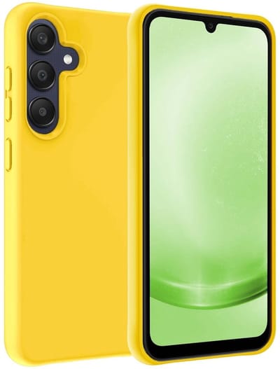 Hoesje Geschikt voor Samsung Galaxy A26 - Sterk & Shockproof - Hoes Cover - Siliconen Case - Geel