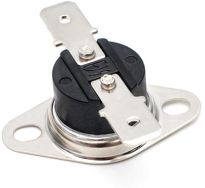 Koelkast Ventilator Thermostaat - Reparatieset Koeling - Temperatuur Regelen - Thermische Bescherming - 3 x 3 x 3 mm - Zwart