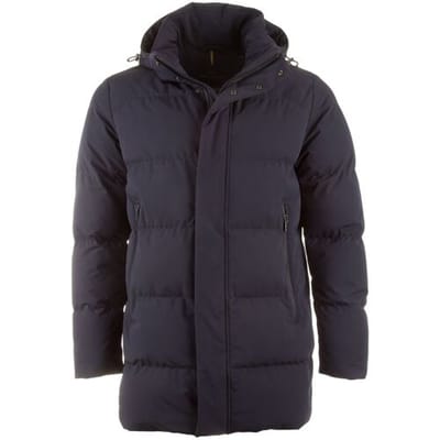 Paul & Shark Jack Typhoon Re4x4 Stretch Re-Goose Down Parka With Shark Fin Donker Blauw / male