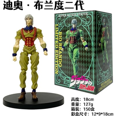 7 SOORTEN IN DOOS Anime JoJo's Bizarre Avontuur Q Versie Actiefiguren PVC Model Speelgoed Poppen Ornamenten Verzamelaarscadeau