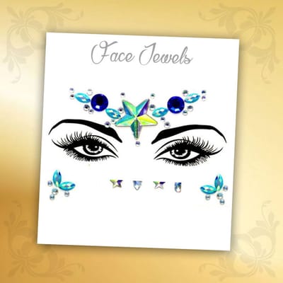 Glitter Face Jewels Diamant - Festival Zilver Glitters - Steentjes Strass met Plaklaag - Plak Diamantjes voor Lichaam en Gezicht - Rhinestone Diamonds Gems Euphoria - Versiering Make-up