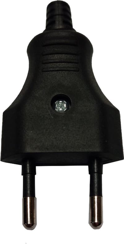 Bachmann® - Platte Stekker - Zwart