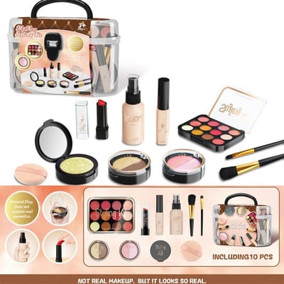 Kinderspeelgoed Simulatie Cosmetica Set Doe-alsof Make-up Speelgoed Voor Meisjes Speelhuis Simulatie Make-up Educatief Speelgoed Cadeaus