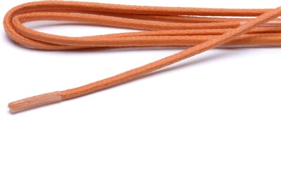 ARIESZZZ Schoenveters - Veters Rond - Oranje - Wax - Rond - 75 cm - 2 mm - 4-6 gaatjes