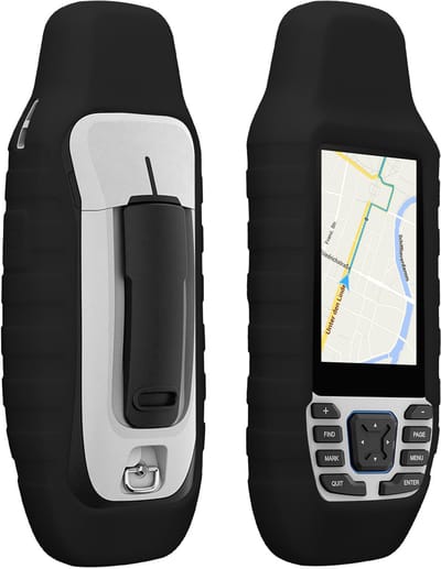 kwmobile Hoesje geschikt voor Garmin GPSMAP 79S / GPSMAP 79SC - Beschermhoes voor handheld GPS - Back cover in zwart