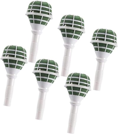 Bloemboeket Houders - Bloemschik Basis - Bruiloft Decoratie - Water Absorberend Schuim - 6 Stuks - Groen