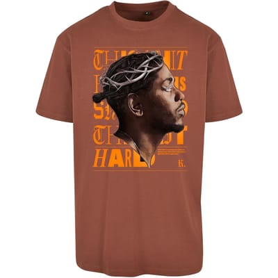 Mister Tee K-Dot - K-Dot Oversize Heren T-shirt - XS - Bruin