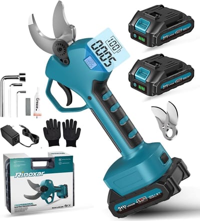 Accu Takkenschaar - Elektrische Snoeischaar - Takken Snoeien - Borstelloze Motor - 40 mm - Blauw