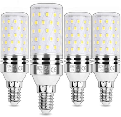 LED Cornbulbs E14 12W - Warm Wit, 1350 Lumen, 4 Stuks