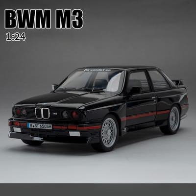 1:24 Bmw M3 Lichtmetalen Sportwagen Model Diecasts Metaal Klassiek Auto Model Hoge Simulatie Geluid En Licht Kinderspeelgoed Cadeau C410