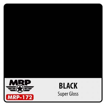 Mr. Paint MRP-172 - Super Gloss Black – 30 ml verf voor Airbrush & Detailwerk