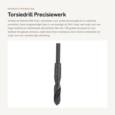 Dailygoods- Boor 135° Punt - HSS Boor - 16mm/17mm/20mm/21mm - Hoogwaardige Staal - Schokbestendig - Duurzaam - Verhoogde Chip Sleuf - Boorbit