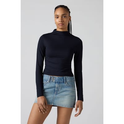 Levi's Nina Top Black Größe: S | Longsleeves Outlet | Damen | Schwarz