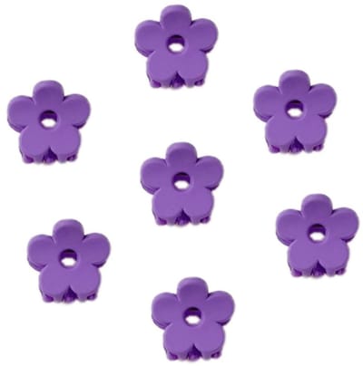 Dailygoods- Bloemenhaarklemmen 7 stuks - Mini-haarklemmen 2 cm - Sterke grip - Haaraccessoires - Haarstyling-accessoires - Uniek ontwerp - Haarklem