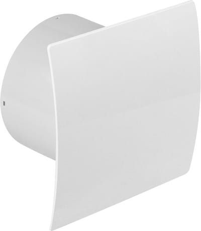 Stil Design Badkamerventilator 150mm met Timer, Naloop en Terugslagklep - Inbouw Geschikt voor Badkamer en Keuken