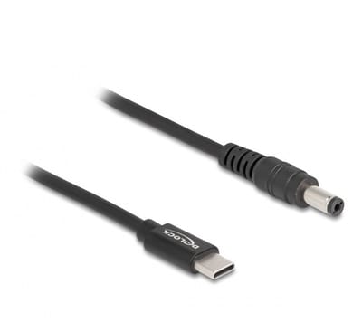 USB-C naar notebook laadkabel | 5,5 x 2,1mm | 1,5 meter