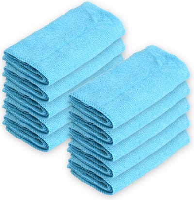 Microvezeldoekjes Schoonmaakdoekjes - 38x38cm - 10 stuks - Voordeelverpakking - 280g/m2 - Microfiber