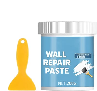 Muur Reparatie Pasta - Gips Vulmiddel - Wanden Herstellen - Waterafstotende Formule - 200g Kit - Wit