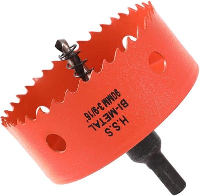 Bi-Metaal Zaag Huls 90 mm M42 HSS Snelboorkop voor Hout, Plastic, Gipsplaat en Metaal
