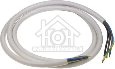 Universeel Snoer Perilex snoer 5x2,5mm2 H05VV-F Wit 2M Fornuissnoer 5 aderig (voor Perilex) 10003217