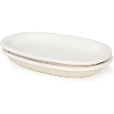Set van 2 kleine bordjes Maltine keramiek | Hermia