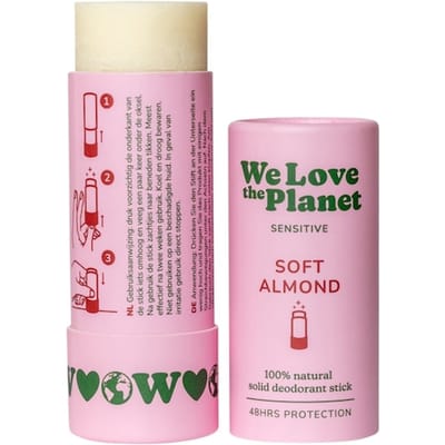 We Love The Planet Deodorant Natuurlijke deodorant stick - Zachte Allmond Unisex 40 g